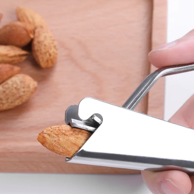 Stainless Steel Nut Sheller Peanut Pincers Melon Seeds Opener Pistachio Sunflower Seeds Peeler Walnut Plier Clamp Kitchen Tools