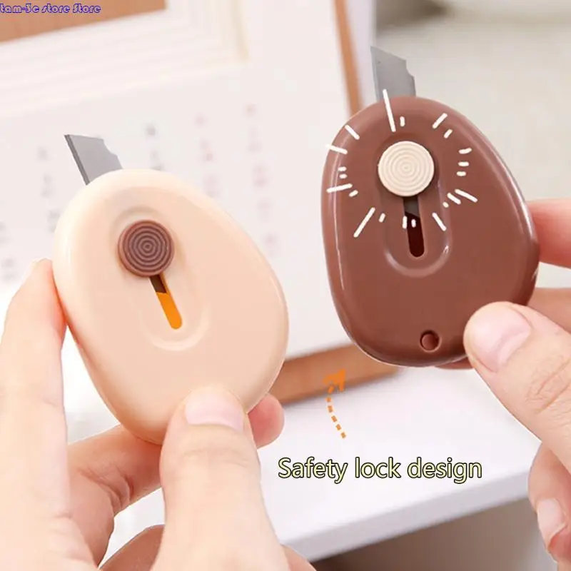 D0UA ตัวอักษรพกพาที่เปิดศิลปะตัดกล่องห่อกระดาษตัดกระดาษตัดกล่องน่ารักเปิดเครื่องตัดพ็อกเก็ตคัตเตอร์