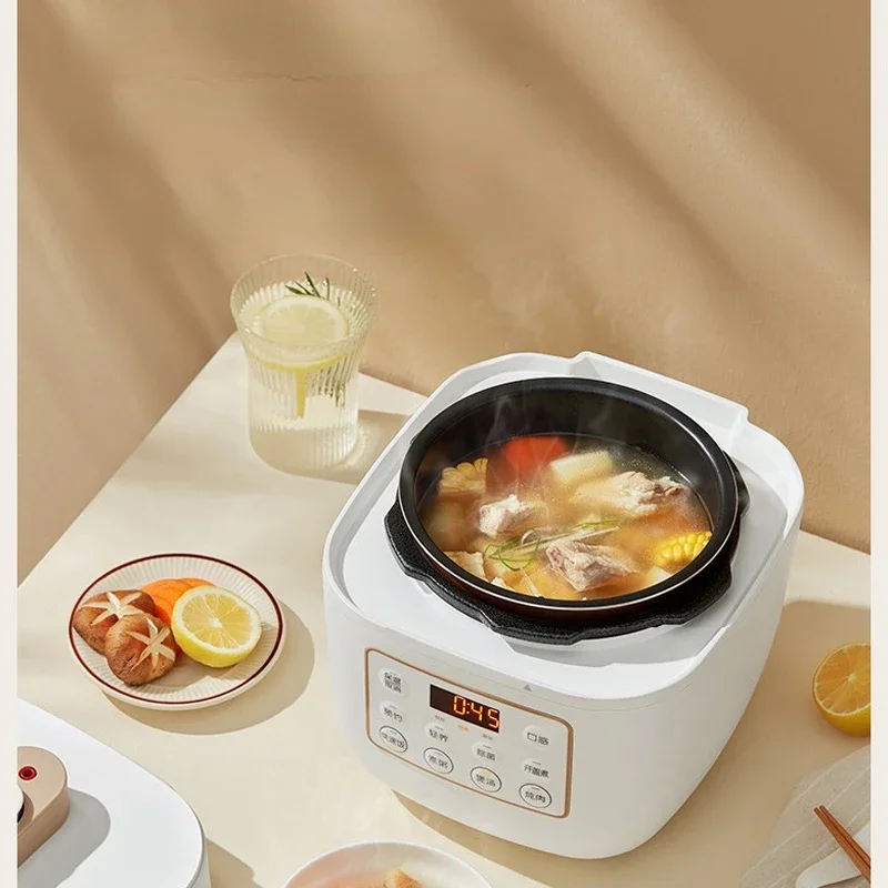 2L Electric Pressure Cooker Small Household Intelligent Pressure Cooker Rice Cooker 1-2 People Multifunctional Home Appliance