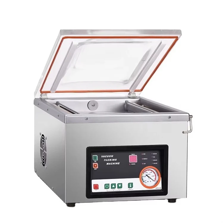 

DZ-400/2F Envasadora Al Vacio Table Top Vacuum Sealing Packing Machine For Vegetable Meat