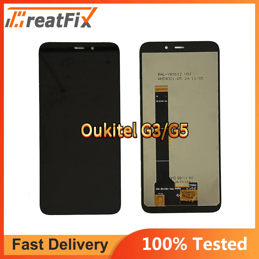 New Original Touch Screen For Oukitel G3 G5 Phone LCD Display Digitizer Replacement Parts Gift Disassemble Tool