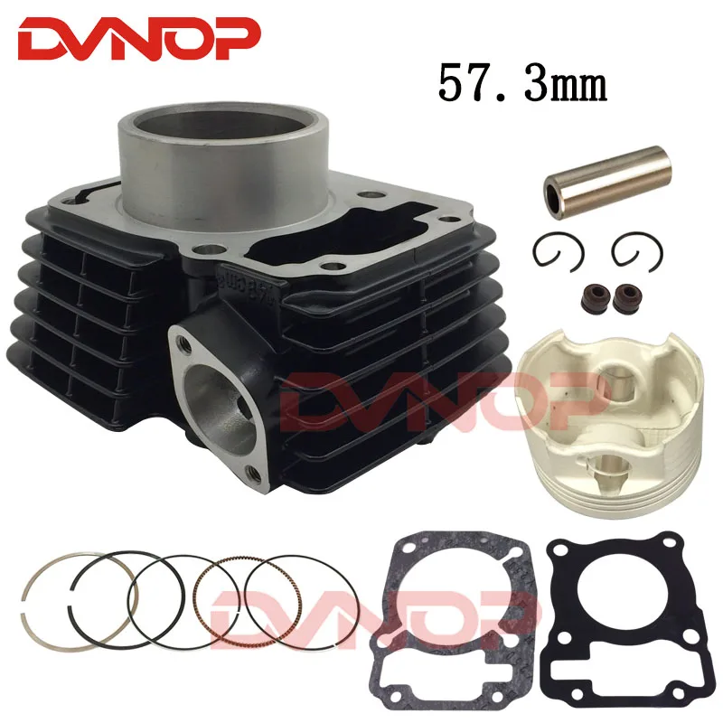 Motorcycle Cylinder Kit For 57.3mm Honda XR150 CBF150 KTT150 piston ring gasket Engine Parts