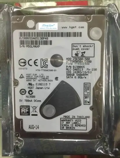 ل HTS545050A7E680 500G دفتر 2.5 بوصة SATA3 Z5K500-500 500GB