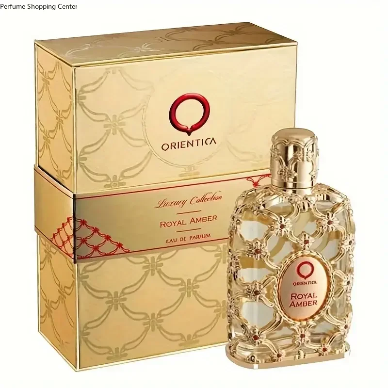 Orientica Luxury Collection Royal Amber للجنسين Eau de Parfum Spray، عطر يدوم طويلاً 5.0 أونصة، هدية عيد الميلاد