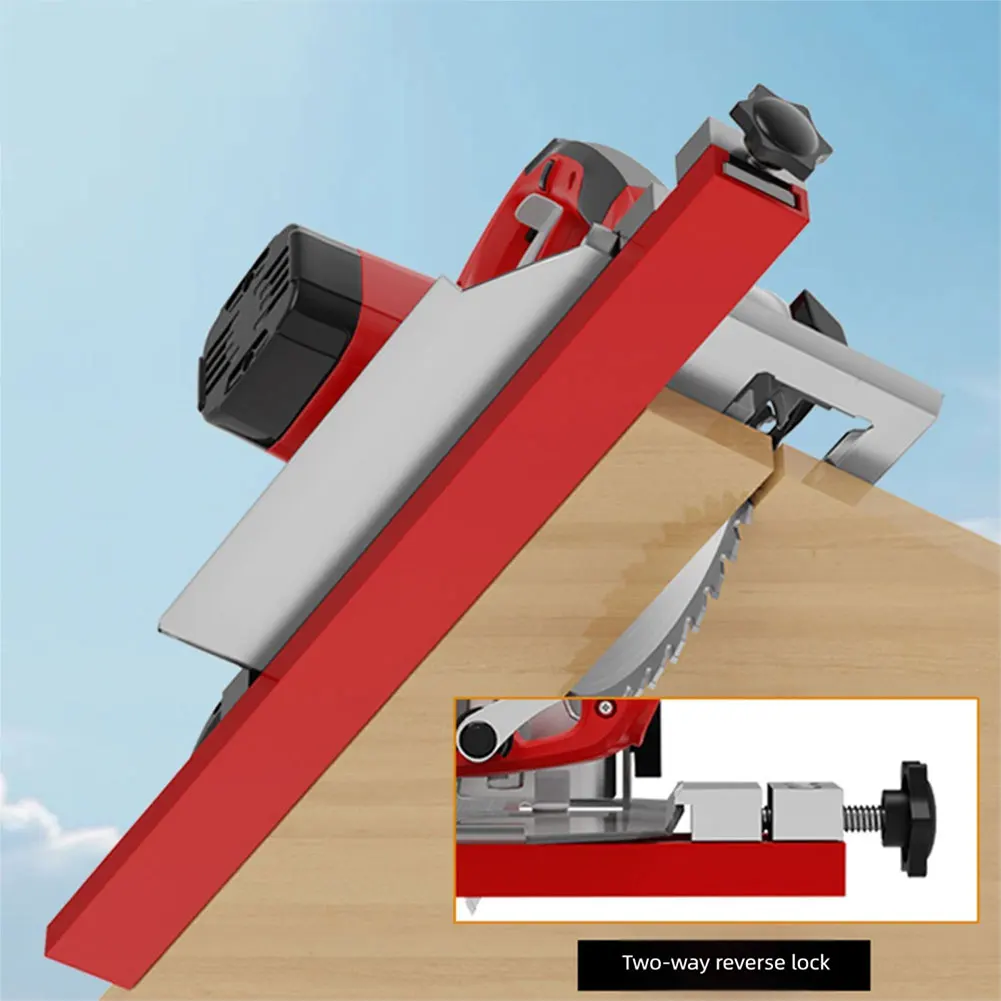 1Pc Circular Saw Guide Rail, Precision Adjustable Cutting Machine Base Guide for Woodworking, Cutting Guide Cutting and Milling