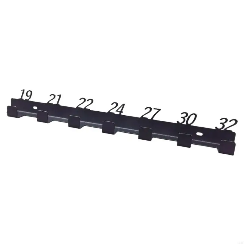 2025 New Garage Mounted Wrench Management Storage Rack Numbered Slot Organizers Holder