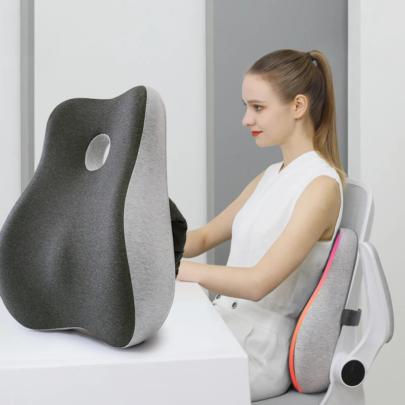 

Memory Foam Coccyx Chair Cushion Seat Cushion Office Seat Backrest Support Waist Pillow Massage Lumbar Orthopedic Pillow Buttock