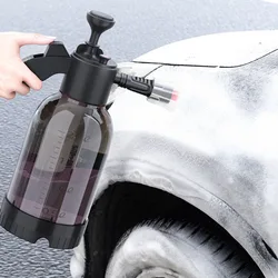 2L Hand Pump Foam Sprayer Foam Sprayer Pressure Sprayer Plastic Disinfection Water Bottle Car Home Cleaning Car Washing Tools