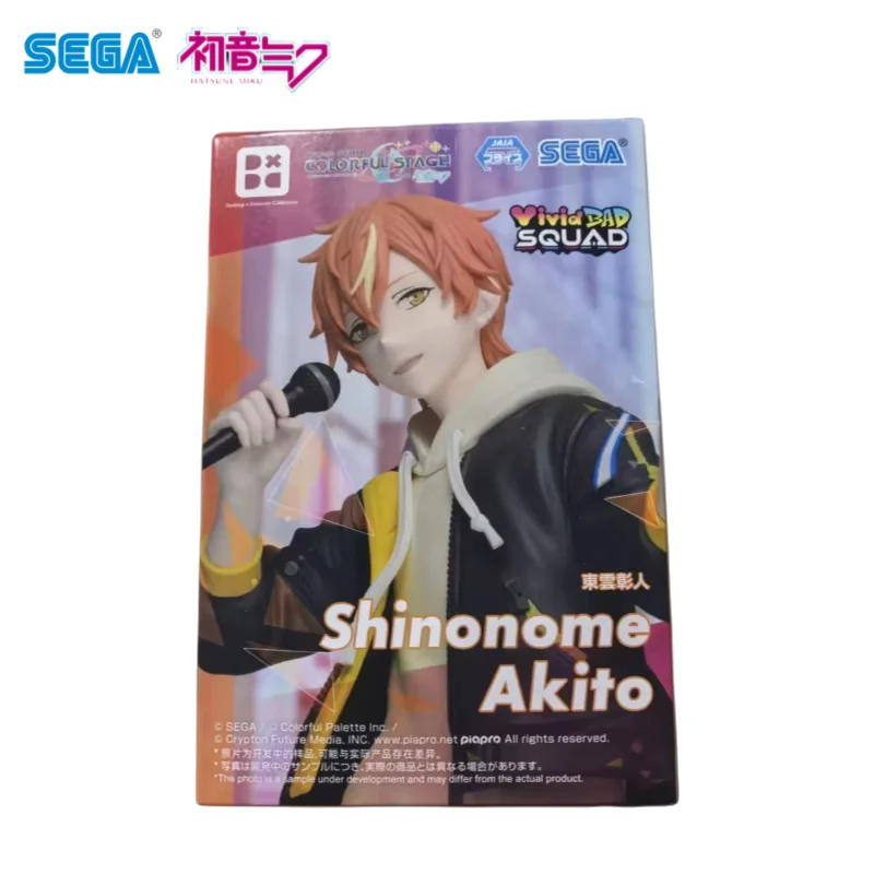 

100%genuine In Stock Original Sega Hatsune Miku Shinonome Akito Anime Merchandise Action Figure Figurine Ornaments Holiday Gifts