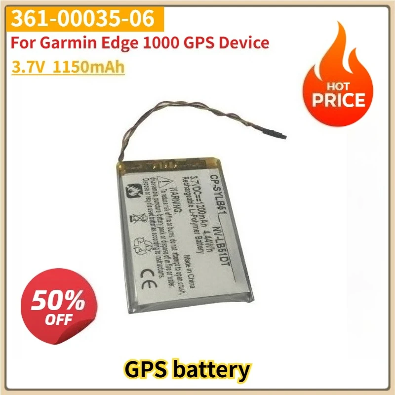 

New Replacement Digital Battery 361-00035-06 3.7V for Garmin Edge 1000 GPS Device 1150mAh