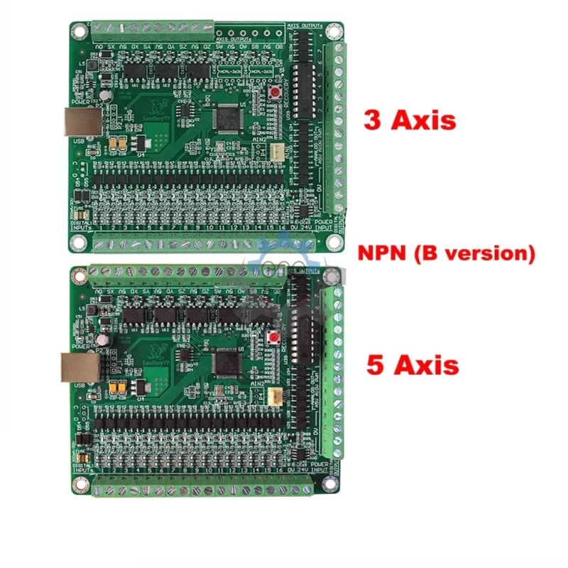 CNC Mach3 USB Interface Board 3Axis 5Axis Motion Control Card CNC Engraving Machine Milling Machine Support 3Axis 5Axis Linkage