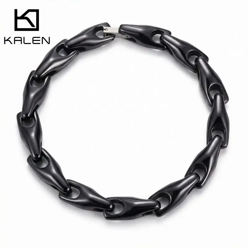 KALEN Stylish Unique Tungsten Steel Bracelet For Men Versatile Stylish Stainless Steel Bracelet Fashion Jewelry Party Gifts