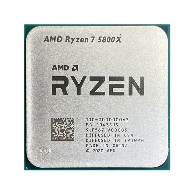 R7 5800X Socket AM4 CPUs for AMD Ry zen 7 5800X 5800 X 3.8 GHz Eight-Core 16-Thread Processor 7NM L3=32M gaming desktop pc cpu