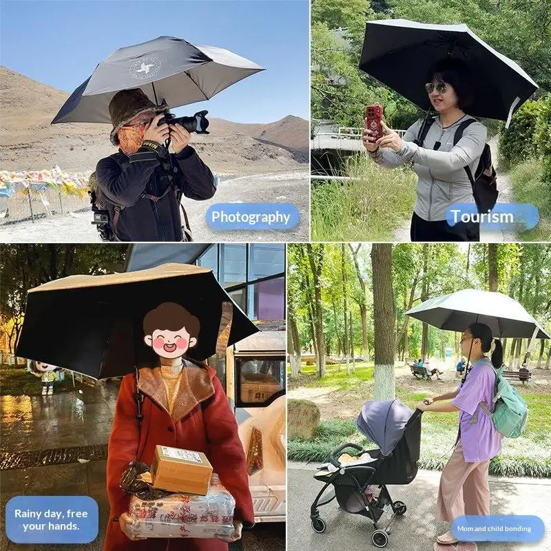 Backpack Umbrella Clip Handsfree Lightweight Outdoor Hiking Fixed Umbrella Holding Device For Easy Trekking▪