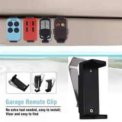 Car Sun Visor Clip Holder Mount Stand 47-68mm for Garage Door Remote Control Car Key Remote Quick Installation