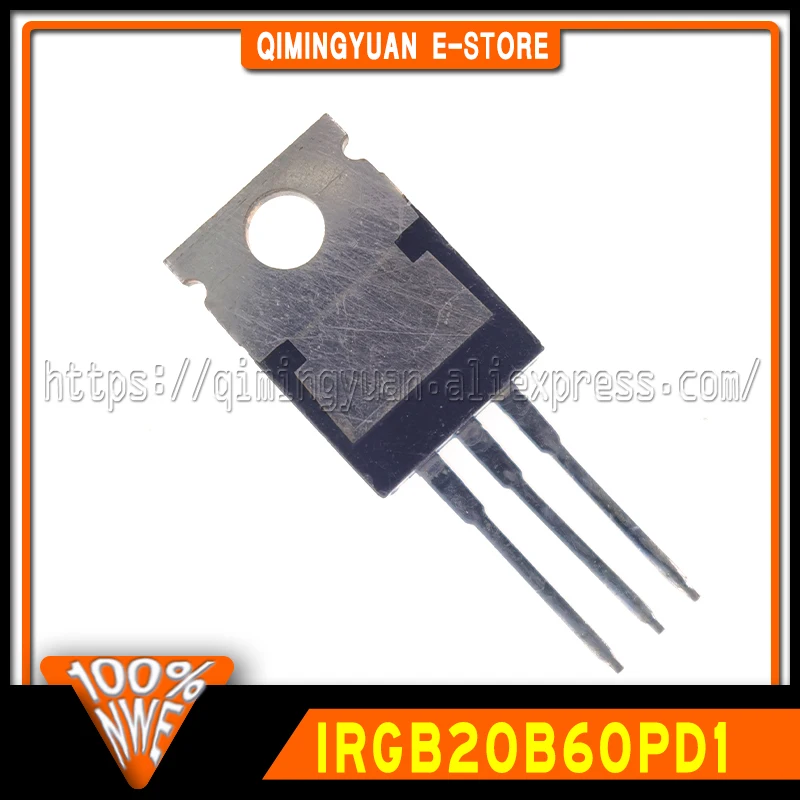 Lote de 5 a 10 unidades de IRGB20B60PD1, TO220, GB20B60PD1, en STOCK