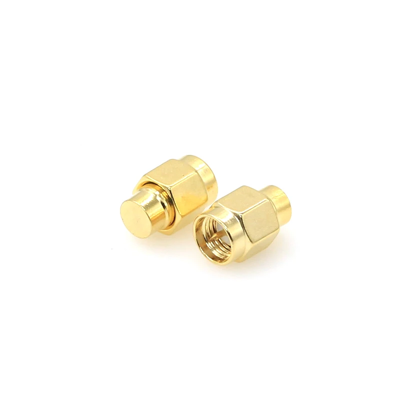 2pcs 2W 6GHz 50 ohm SMA Male RF Coaxial Termination Dummy Load Gold Plated Cap Connectors Accessories