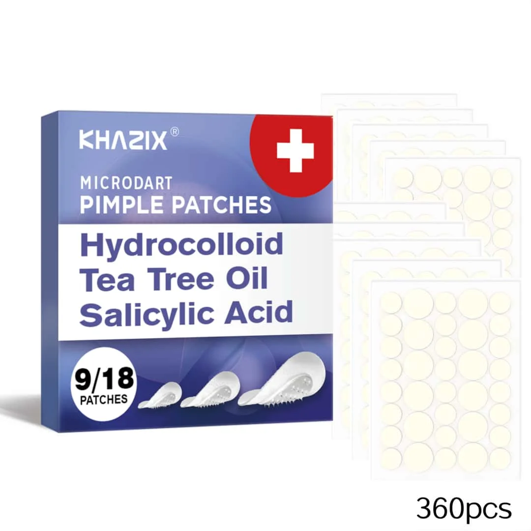 

360pcs Ultra-thin Hydrocolloid Acne Patch: 0.1mm invisible thickness, not obtrusive even when viewed up close..