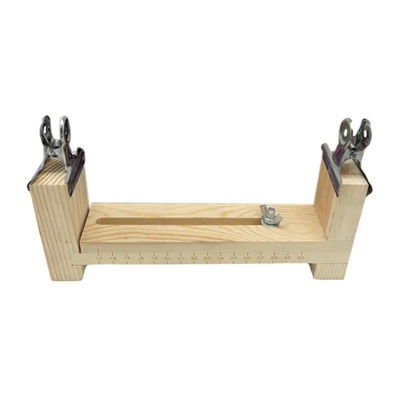 

AEE4-Diy Tool Bracelet Woven Workbench Length Adjustable Manual Wooden Paracord Jigs Set Rope Weaving Maker Platform