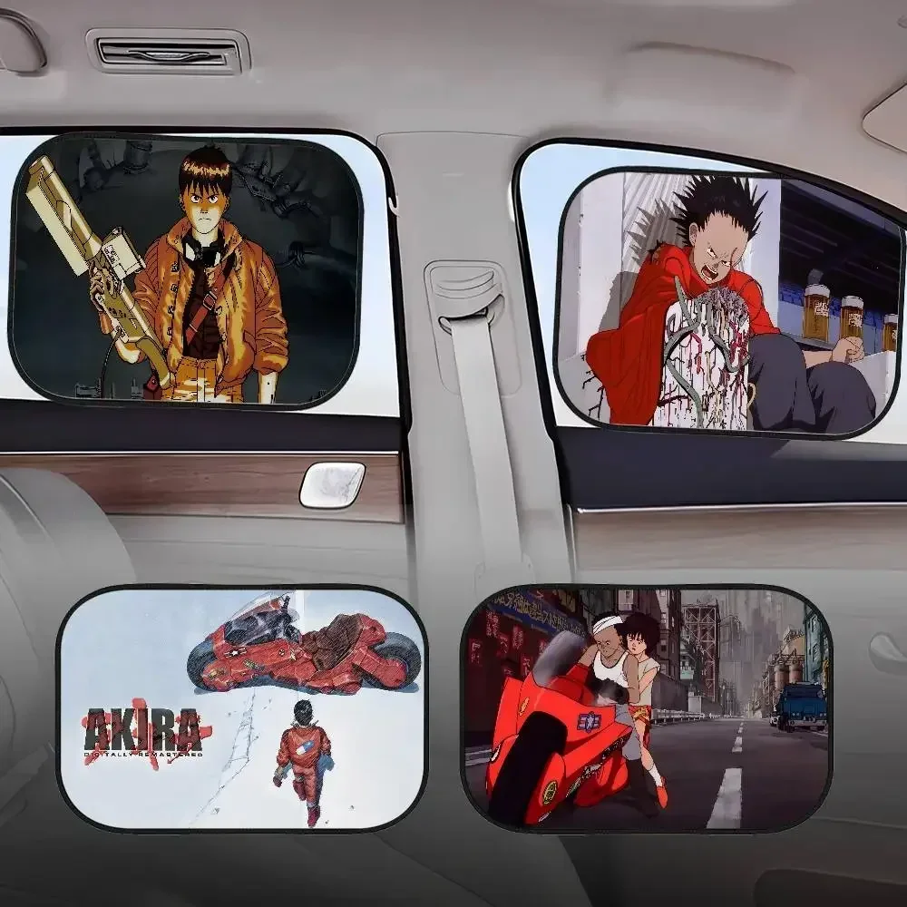 

A-Anime Akira Car Sunshade Window Self-priming Heat Insulation Inside Electrostatic Adsorption Side Curtain Privacy Car