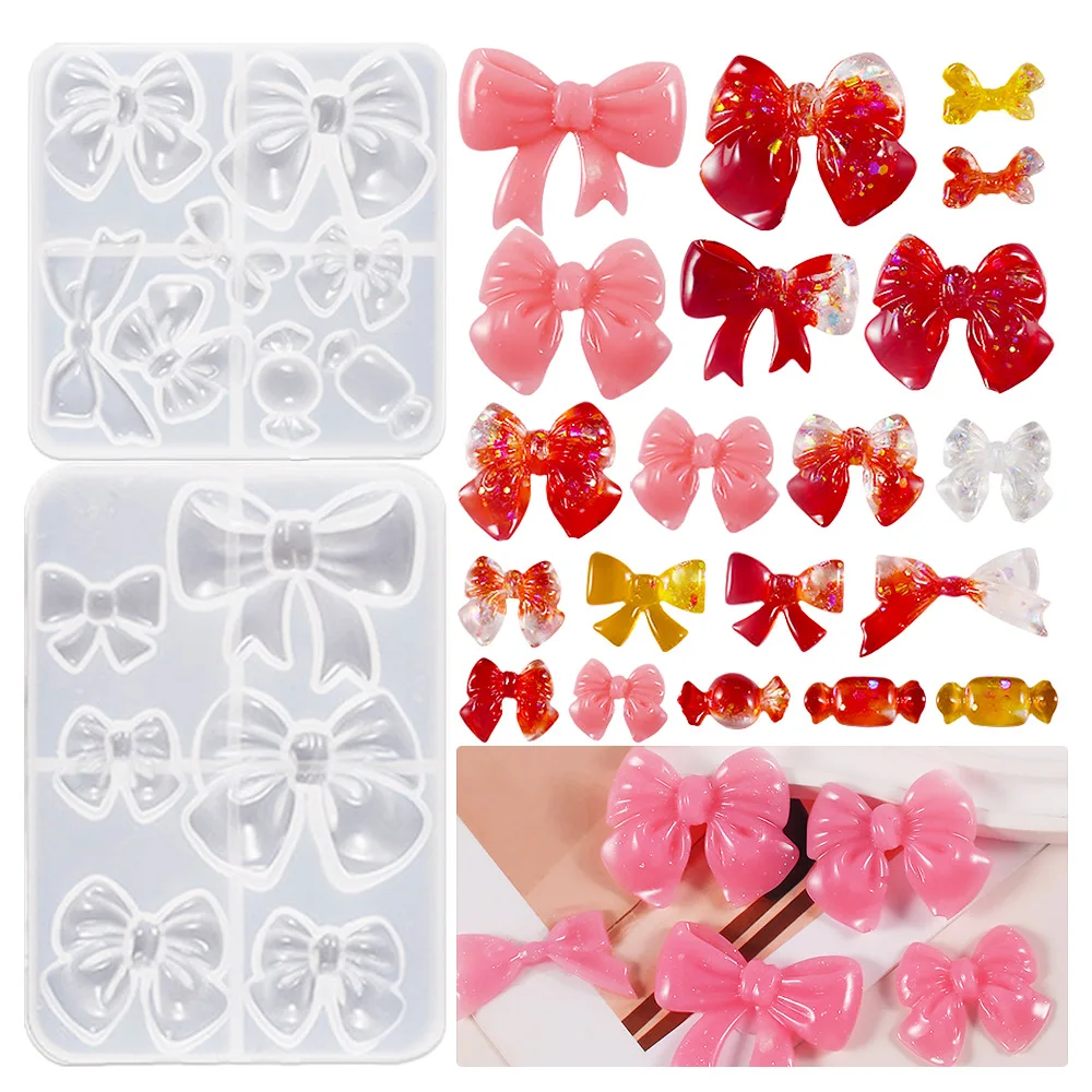 DIY Butterfly Knot Shaped Silicone Epoxy Resin Mold Jewelry Tools Jewelry Accessories