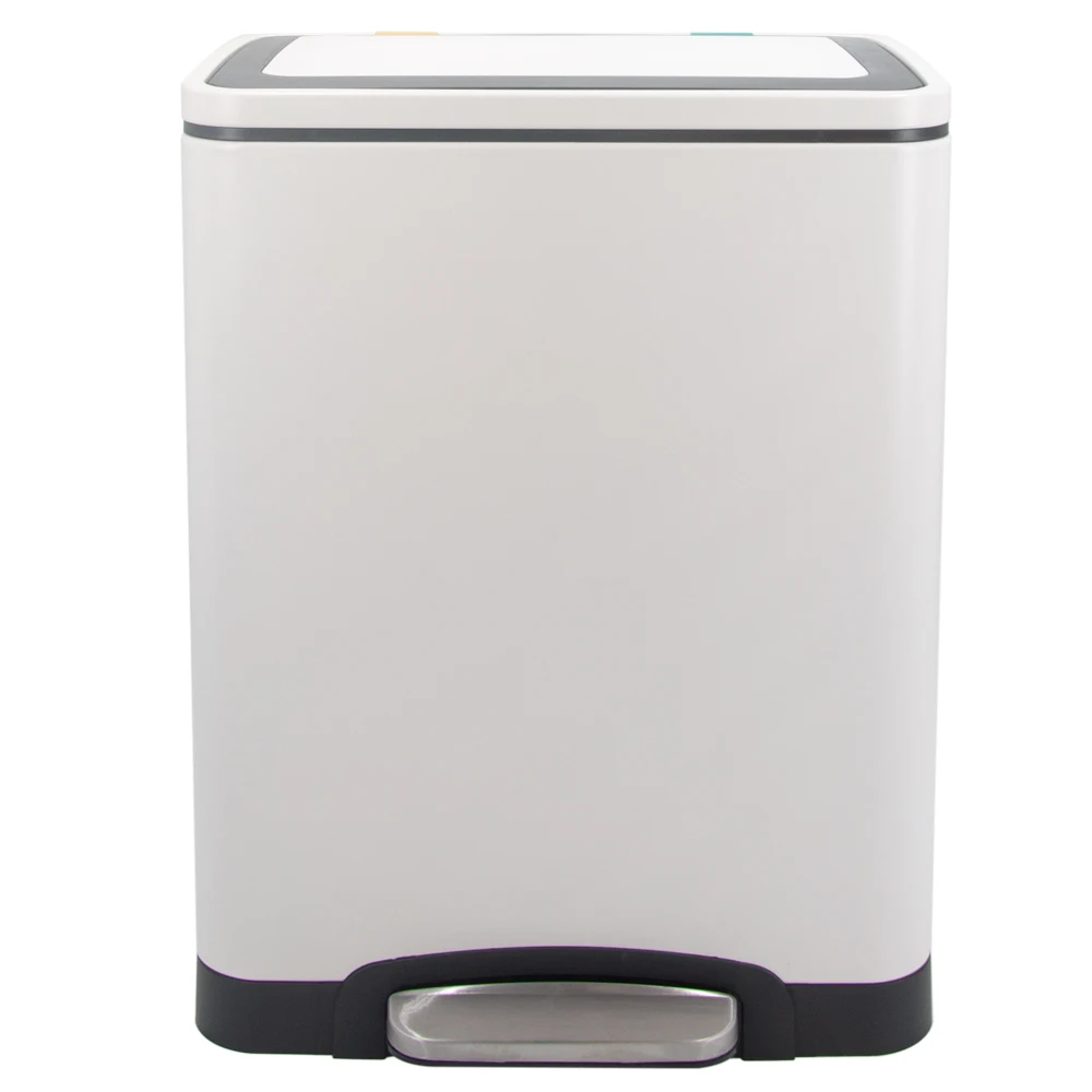 Hotel street soft closing 30L 7.9 gal two garbage classification waste sorting dust bin