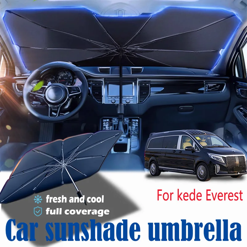 

For kede Everest front windshield panel, sun visor, summer accessories, heat insulation, sun shading, and sun protection