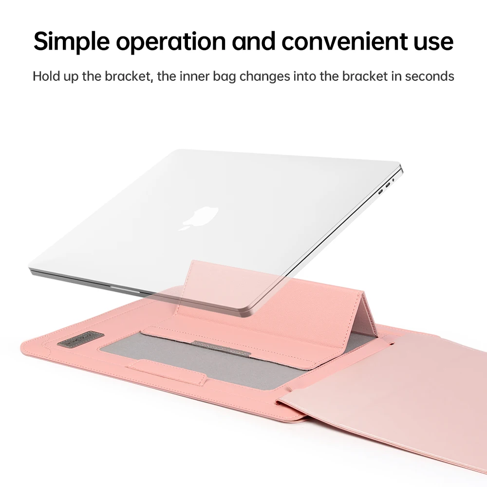 Funda de cuero PU para ordenador portátil, funda para Macbook Air Pro, 12, 13, 14, 15, 15,4, 15,6 pulgadas, para Huawei, Dell, HP, ASUS