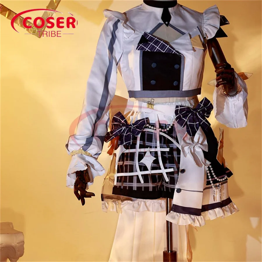 COSER TRIBE   Anime Game NIJISANJ   Mori Calliope  Performance clothing Halloween Carnival Role CosPlay Costume Complete Set