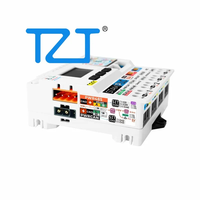 TZT M5Stack StamPLC IoT Programmable Logic Controller ESP32S3 Cloud Data Monitoring for Industrial Automation