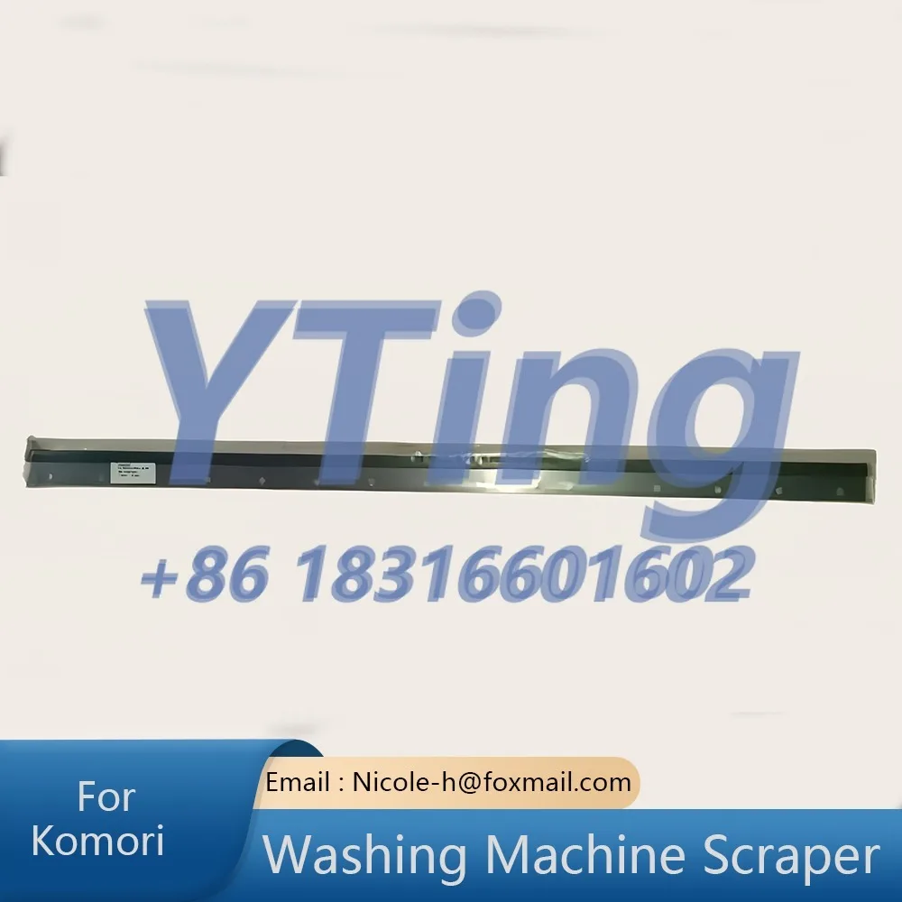 Komori Printing Machine Accessories G40 LS40 Imported Washing Machine Scraper Blade Length 1110mm 15 Holes