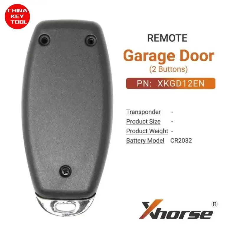 1PCS Xhorse Garage Remote 2 Buttons XKGD12EN