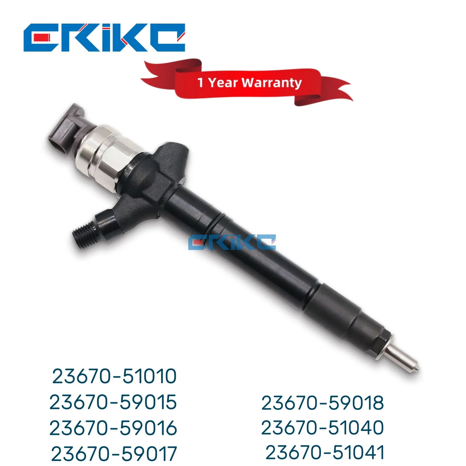 

095000-9700 095000-9701 Diesel Engine Fuel Injector 23670-51010 23670-59015 Injectons Common Rail 23670-59016 for Toyota