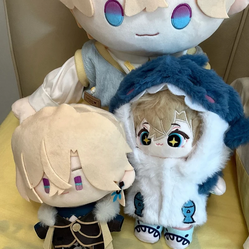 

20 см игра Honkai: Star Rail Aventurine Kawaii Косплей Аниме Мягкая хлопковая кукла Body со скелетом Мультяшное платье Игрушка Фигурка Подарок