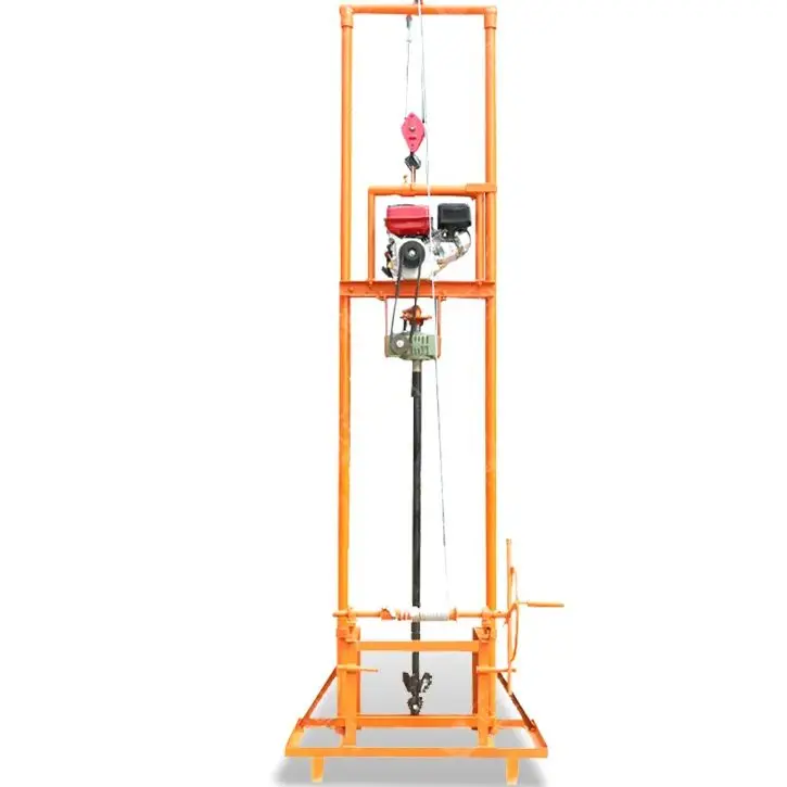 

Customized High-Quality 80m / 100m Water Well Drilling Rig Dual-Power Petrol Diesel Drilling Machine