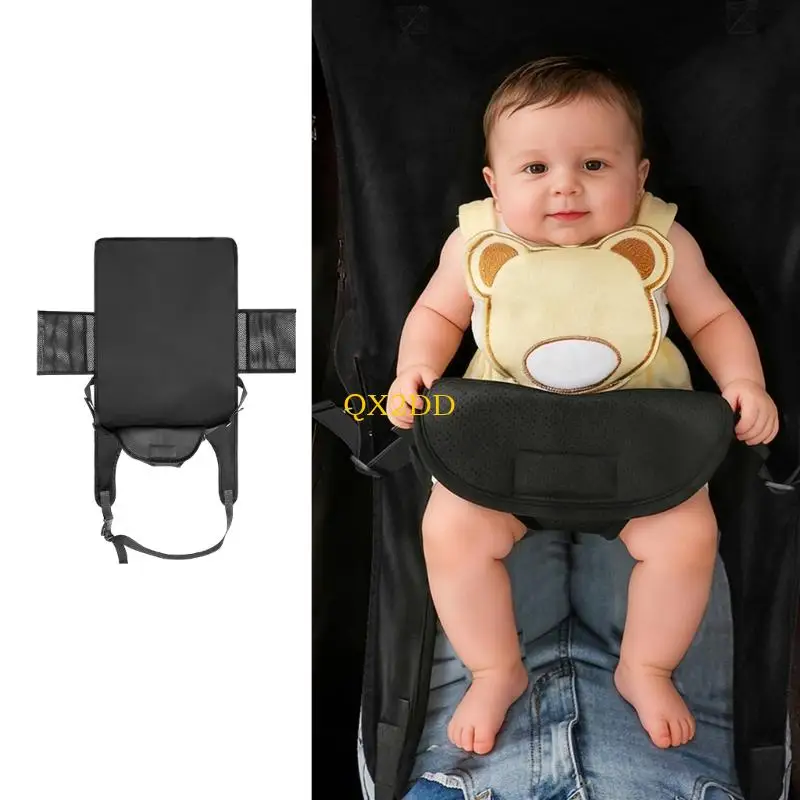 QX2D Foldable Infant Travel Hammock Small Design with Carry Bag Adjustable Extension for Airplanes Car & Home Use