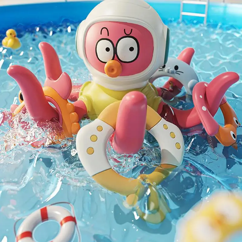 Schwimmendes Oktopus-Spielzeug, Oktopus-Spielzeug für Bad, schwimmender Oktopus, Wasserbecken, Strandparty, Spielzeug, Badespielzeug, Badewannenspielzeug für Jungen, Mädchen, Kinder