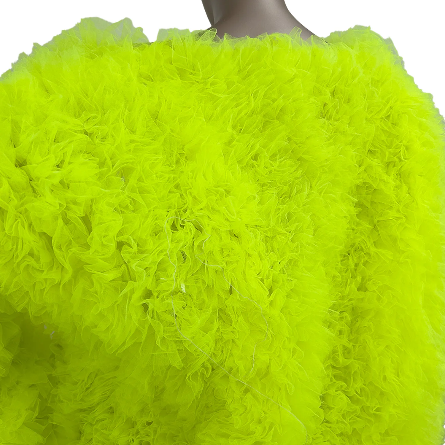 Extra long Pleated Cloak Coat Spicy Girl Outfit Nightclub Stage  Drag Queen Performance Wear High-end Cape Designer Wuzhishan