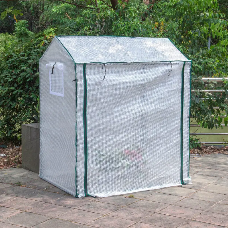 Home Iron Art Succulent Insulation Shed Rainproof and Frostproof Greenhouse Flower Room Flower Potted Tomato Planting Greenhouse