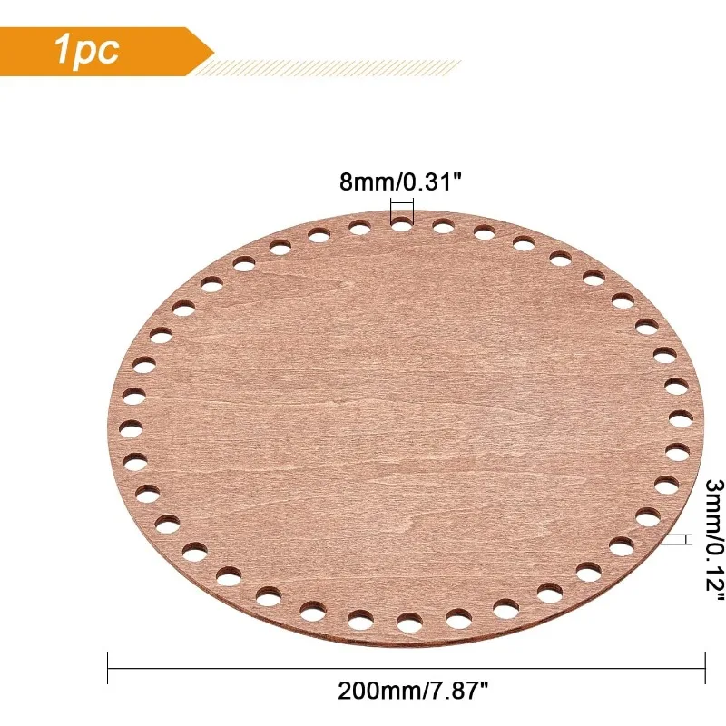 Natural Wooden Basket Bottoms 7.8\