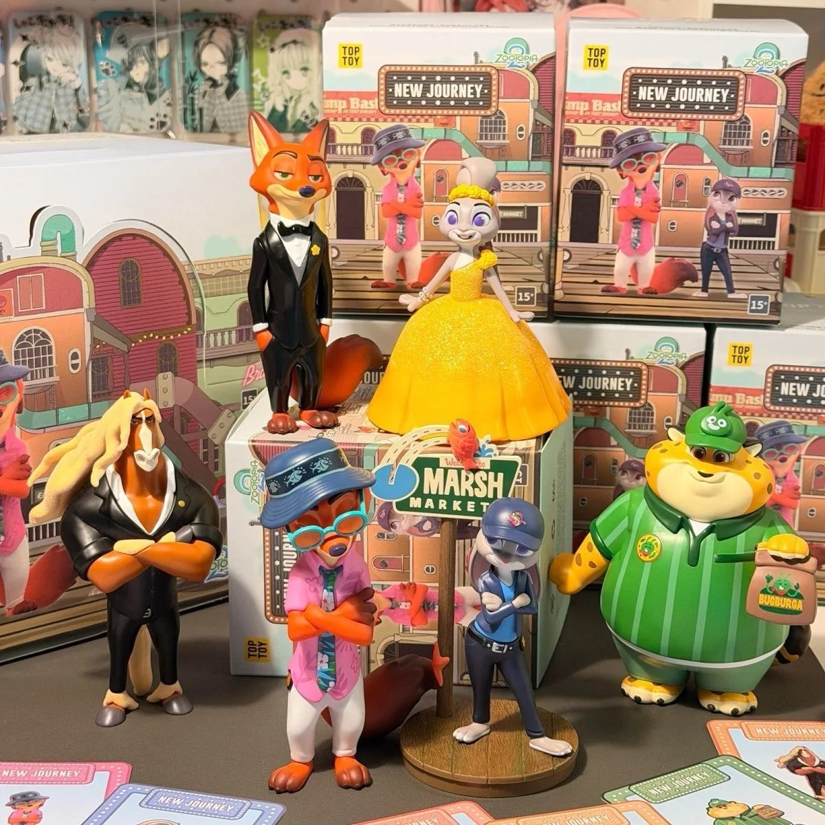 

Новая подлинная модель Zootopia 2, новая серия Journey, куклы, слепая коробка, коллекционные игрушки, модная аниме-фигурка, сумка-угадайтесь, орнамент, подарки