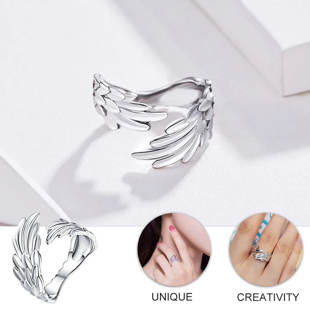 

Wing Adjustable Wing Ring For Women Elegant Adjustable Ring Fashion Party Wedding Daily Wear Gift