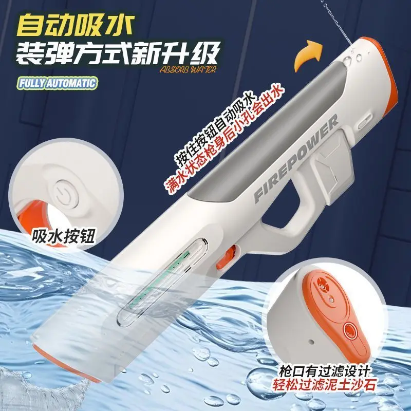 xiaomi mijia Electric Pulse water gun toy, high-pressure, powerful and automatic water suction for children to fight water