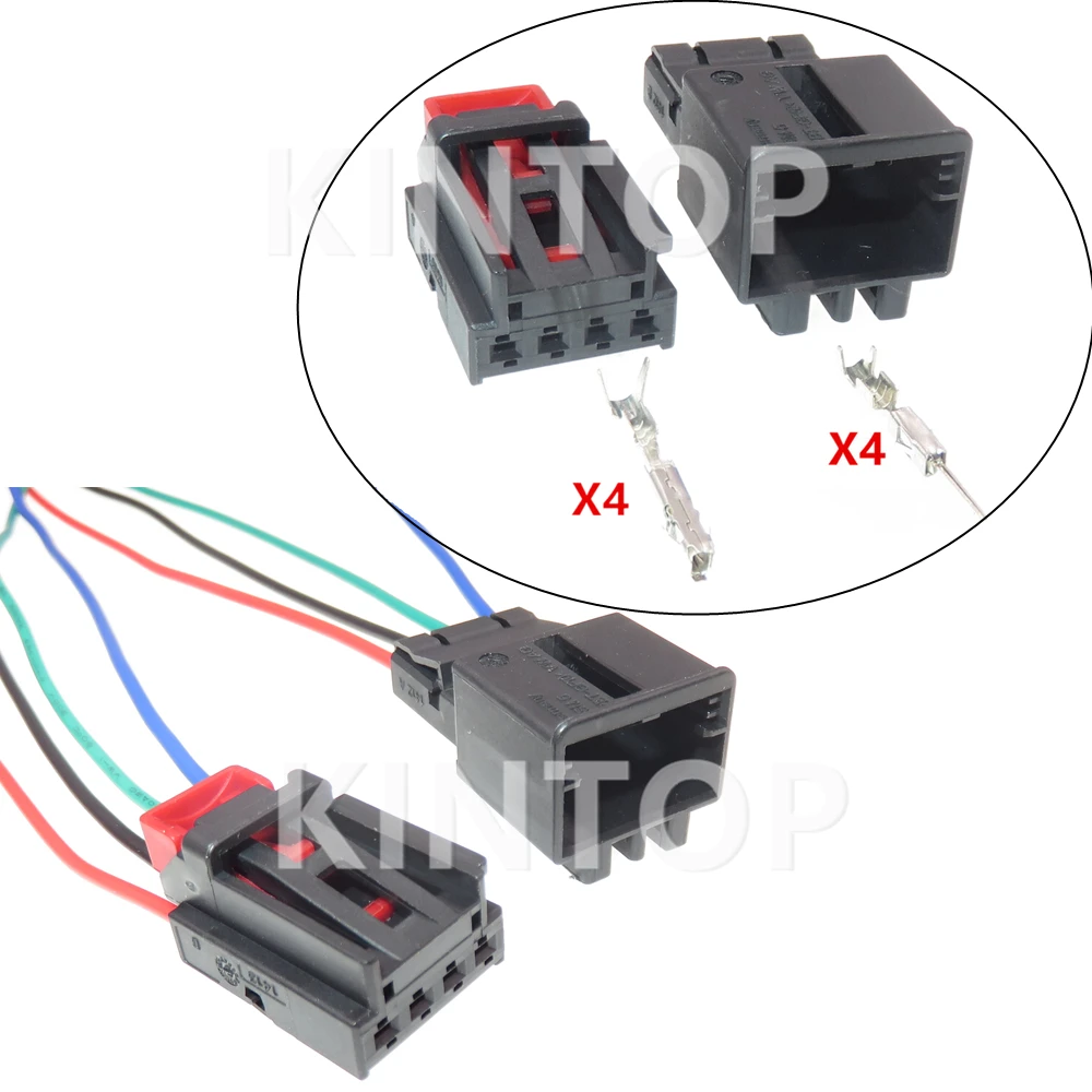 1 Set 4 Pins 7N0972704 Car Connector Auto Reading Light Taillight Electric Cable Socket AC Assembly For VW Audi 3AA972714