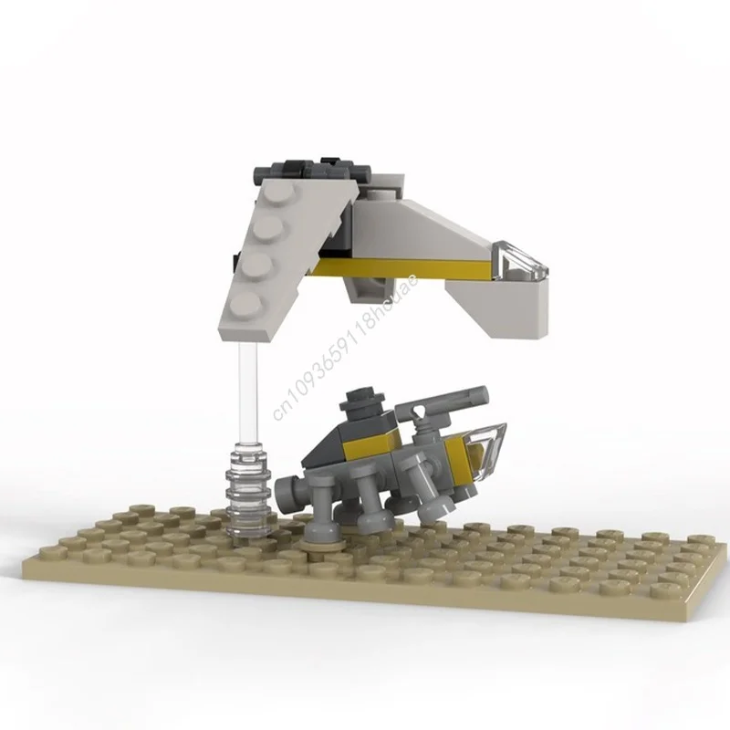 35 قطعة MOC جمهورية صغيرة دروبشيب و TE ستار نموذج اللبنات هدية الكريسماس تجميع لعبة لتقوم بها بنفسك فكرة التعليم الطوب الاطفال #1