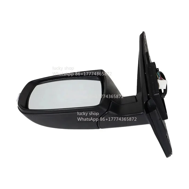 

Rear Mirror Assembly Rear Reflection Electric Folding Left and Right with Paint White