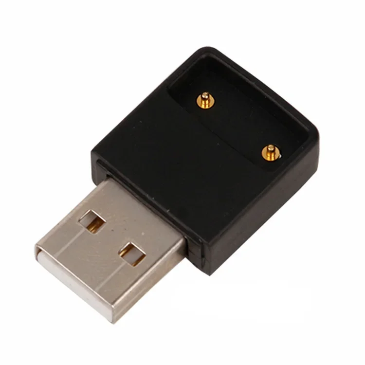 Cargador de batería USB negro portátil, puerto de carga de conexión para Juul Vape, Kit de herramientas de cigarrillo electrónico