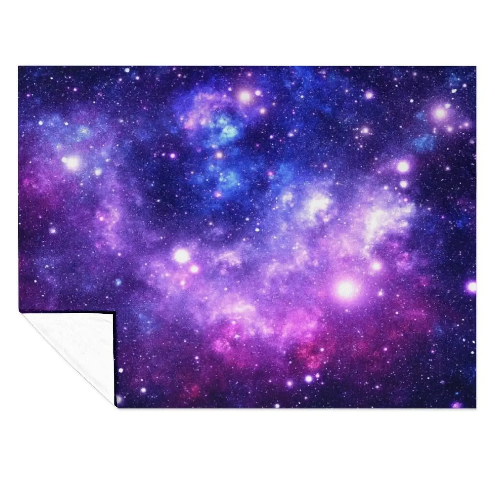 

Purple Blue Galaxy Nebula Throw Blanket Luxury Thicken Nap Thins Blankets Sofas Of Decoration Blankets