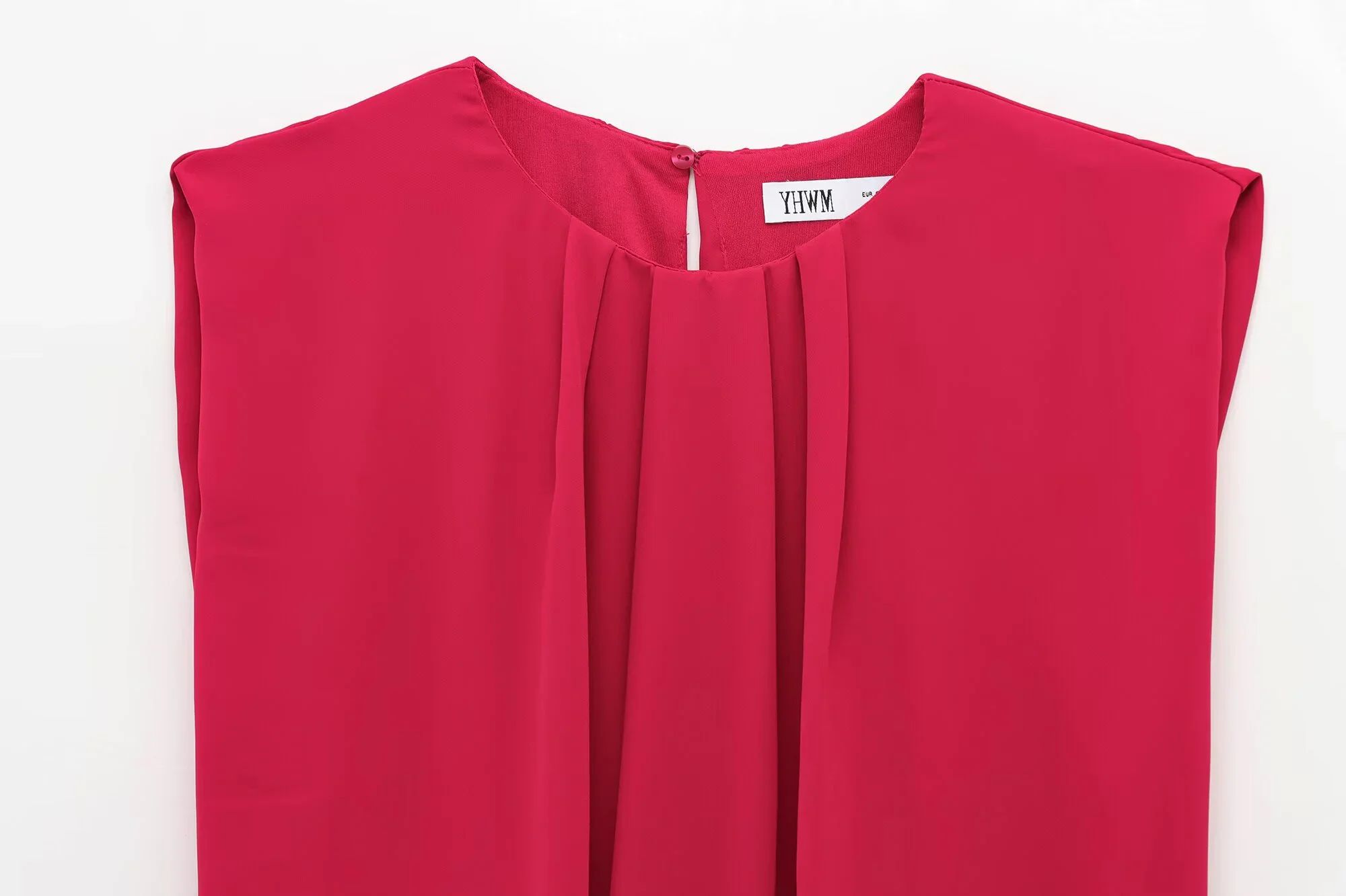 Verão feminino novo produto doce confortável sexy simples temperamento sem mangas macacão curto