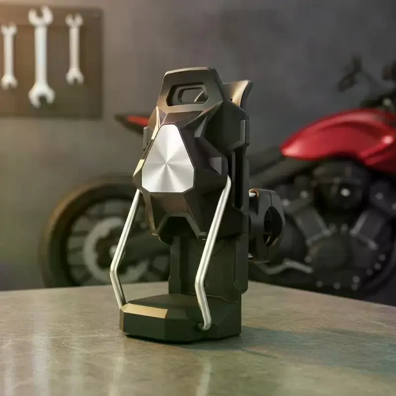 Anti-Theft Adjustable Motorcycle Cup Holder Universal Fit Bike Water Bottle Stand for Outdoor Cycling Camping Travel